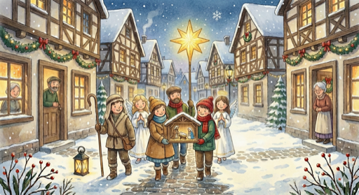Kids Bethlehem Scene